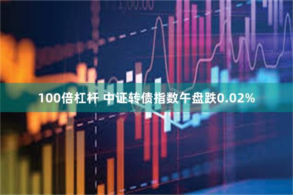 100倍杠杆 中证转债指数午盘跌0.02%