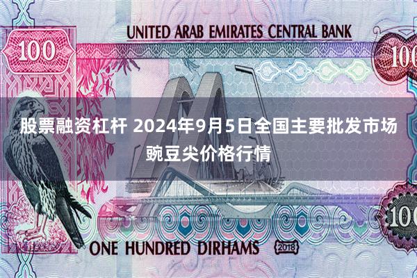 股票融资杠杆 2024年9月5日全国主要批发市场豌豆尖价格行情