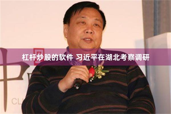 杠杆炒股的软件 习近平在湖北考察调研