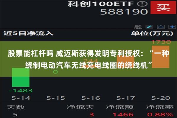 股票能杠杆吗 威迈斯获得发明专利授权：“一种绕制电动汽车无线充电线圈的绕线机”